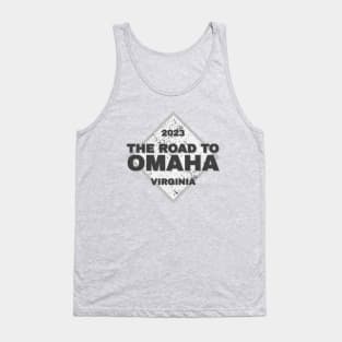 Virginia Road to Omaha College Baseball Tank Top